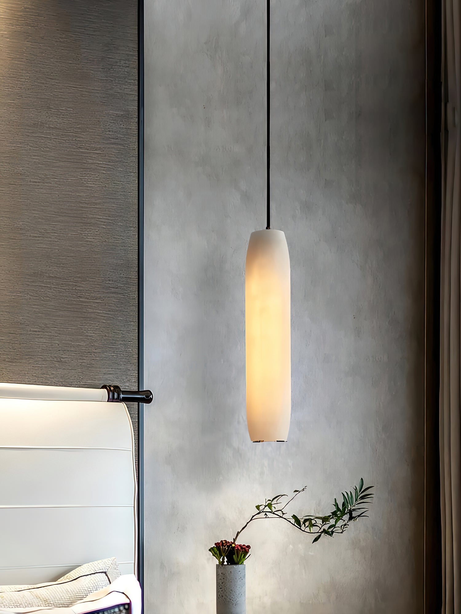Alabaster Flute Pendant Light T1660