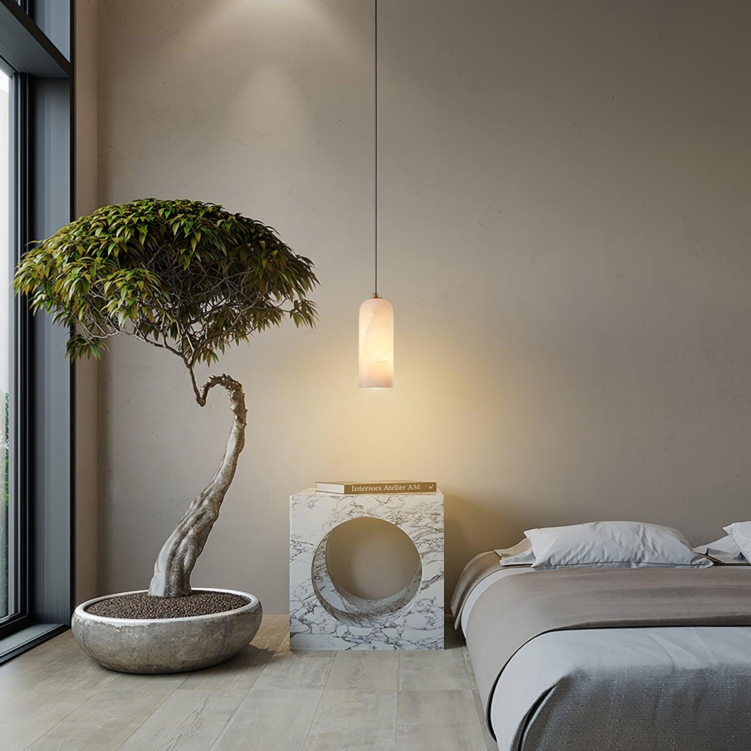 Nordic Modern  Alabaster Monty Pendant Light T2112