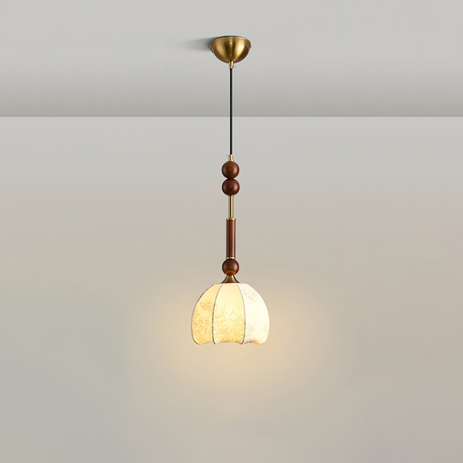 Retro Solid Wood Series Pendant Lamp M420