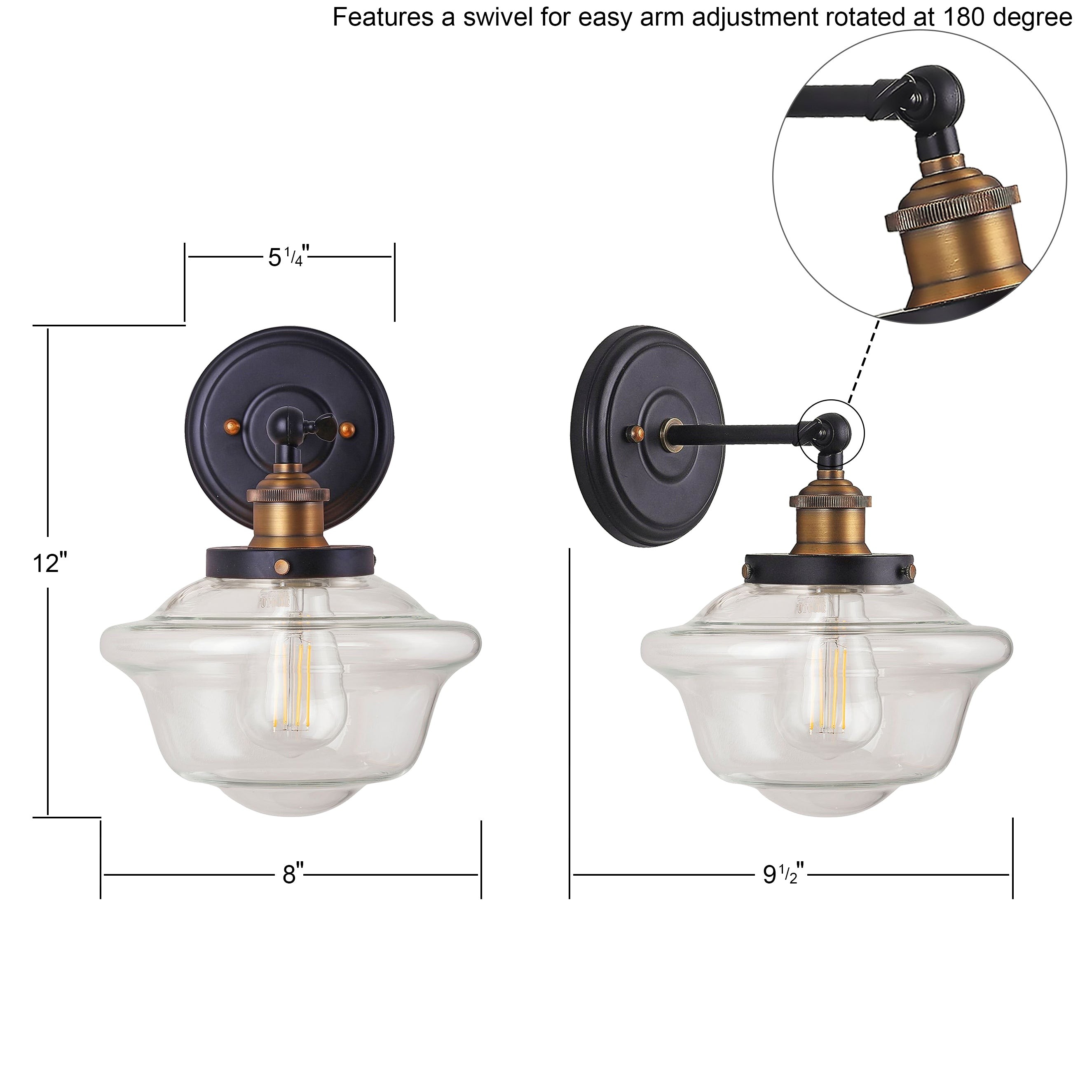 Lavagna Industrial Bathroom Vanity Light T130