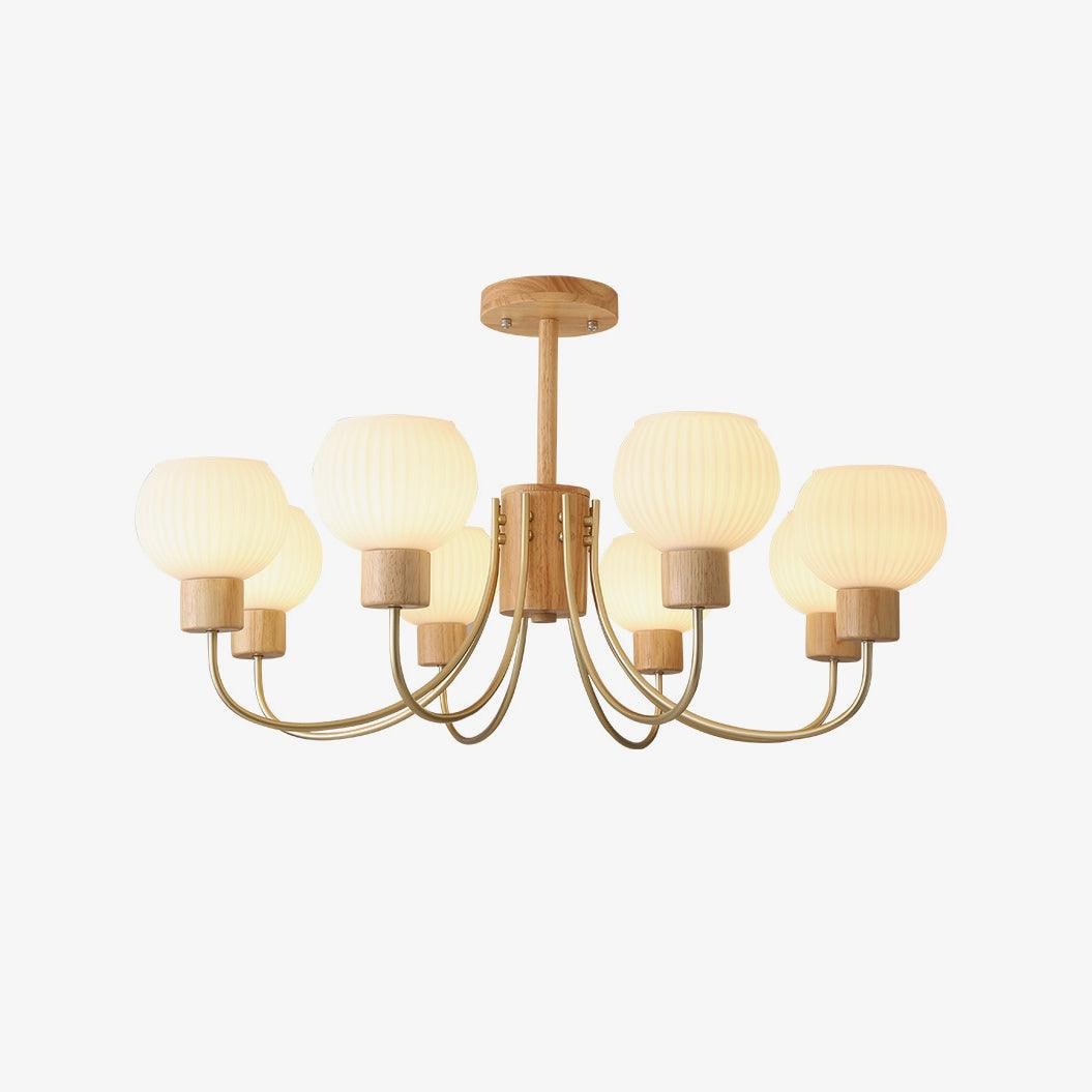 Wabi-sabi Wooden Chandelier M459