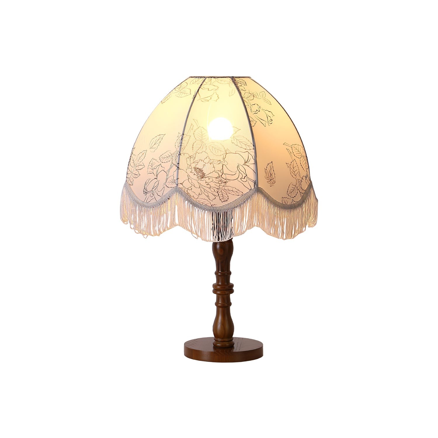 Luxury Printed Tassel Table Lamp M425