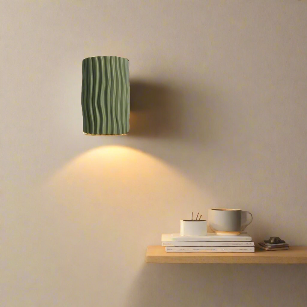 Clarity Curve Japandi Resin Wall Light T2101