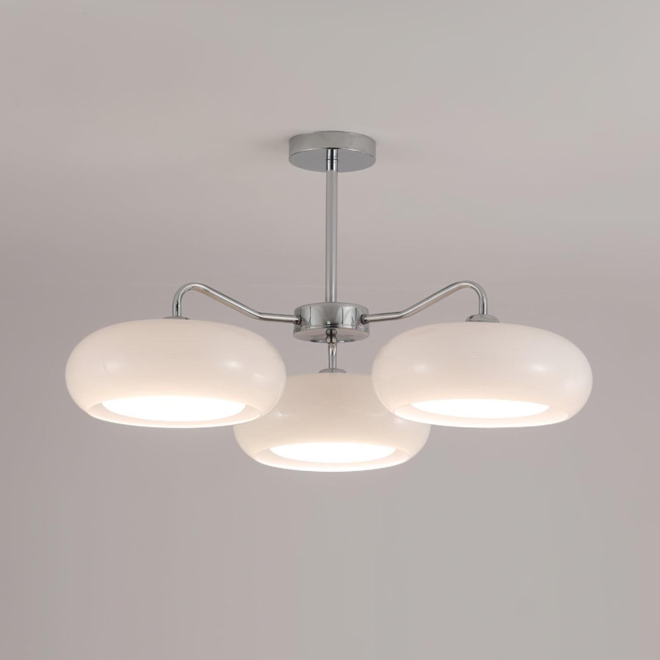 Modern 3 Light Chrome Ceiling Light M223