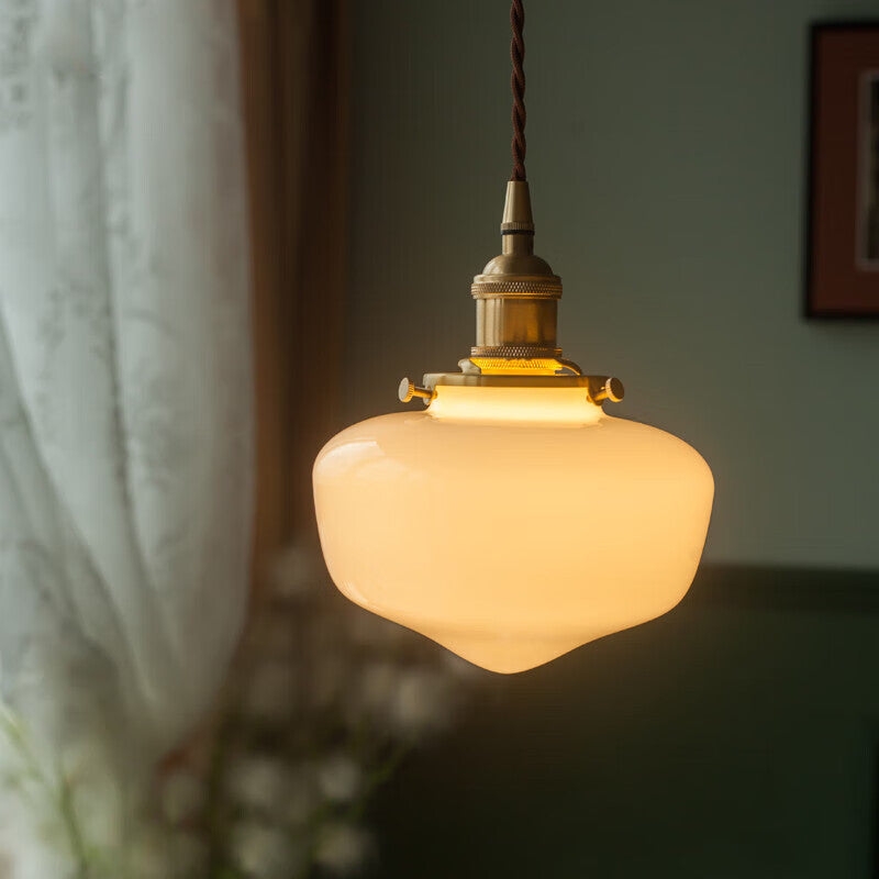 Radiant Lantern Retro Glass Pendant Light T2178
