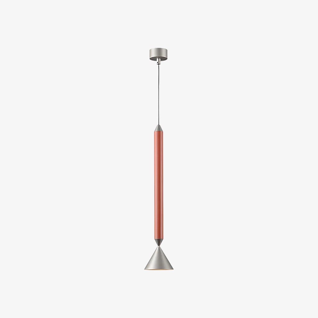 Vertara Minimal Cone Pendant Light – Sleek Architectural Hanging Lamp for Dining and Kitchen T1206