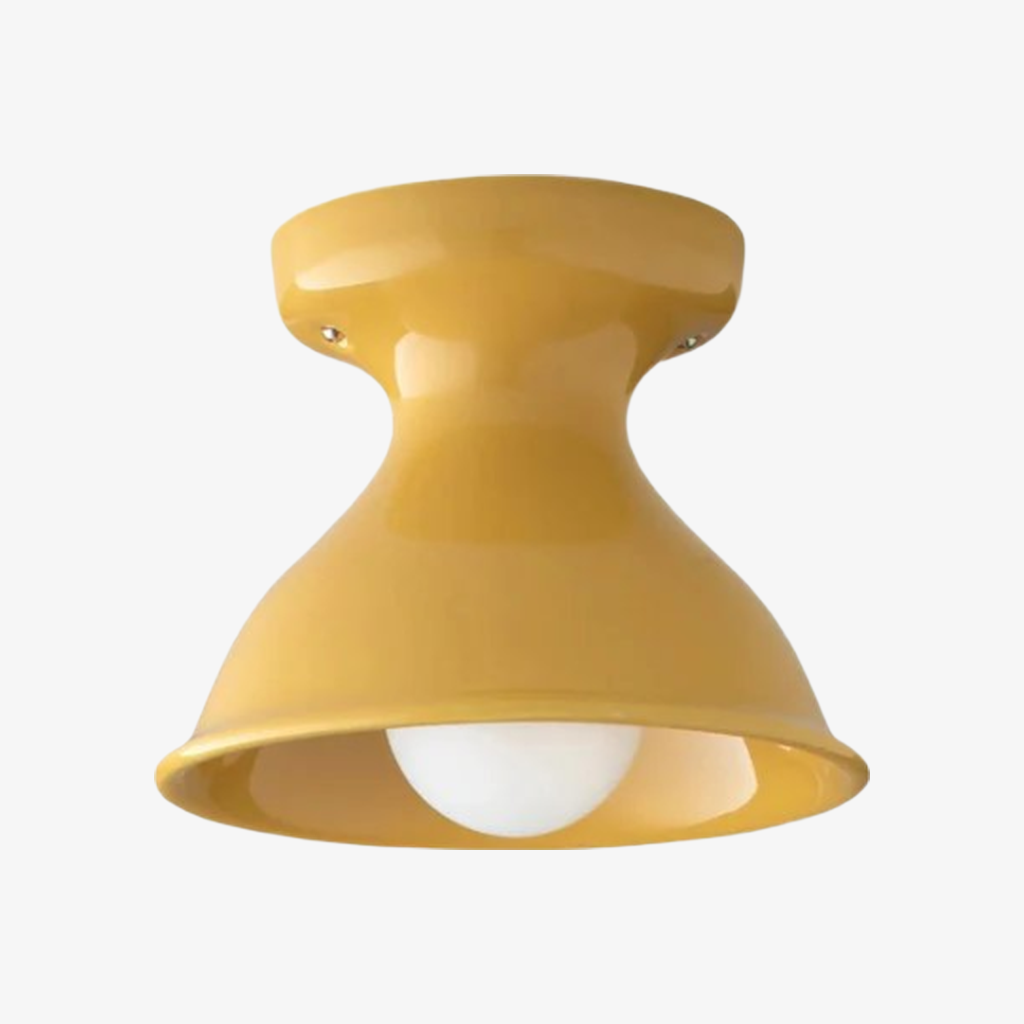 Dravin Colorful Ceramic Ceiling Light - Modern Flush Mount for Living Room T1194