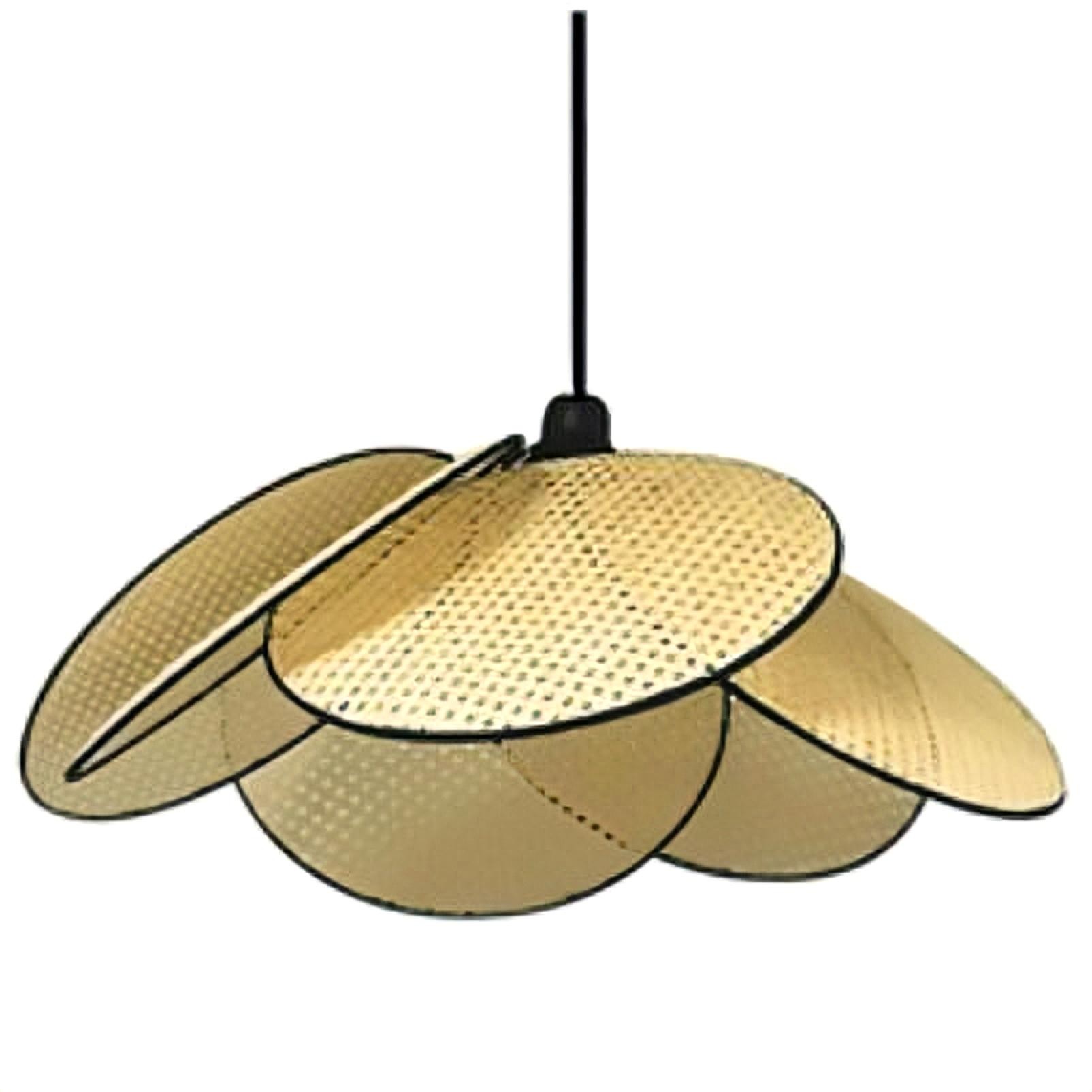 Wabi-sabi Rattan Pendant Light