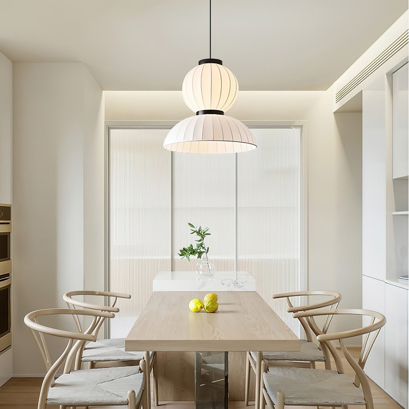 Mulberry Silk Lantern Pendant Light M433