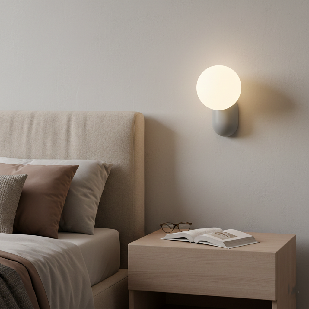 Luma Nordic Glass Orb Wall Light T2008