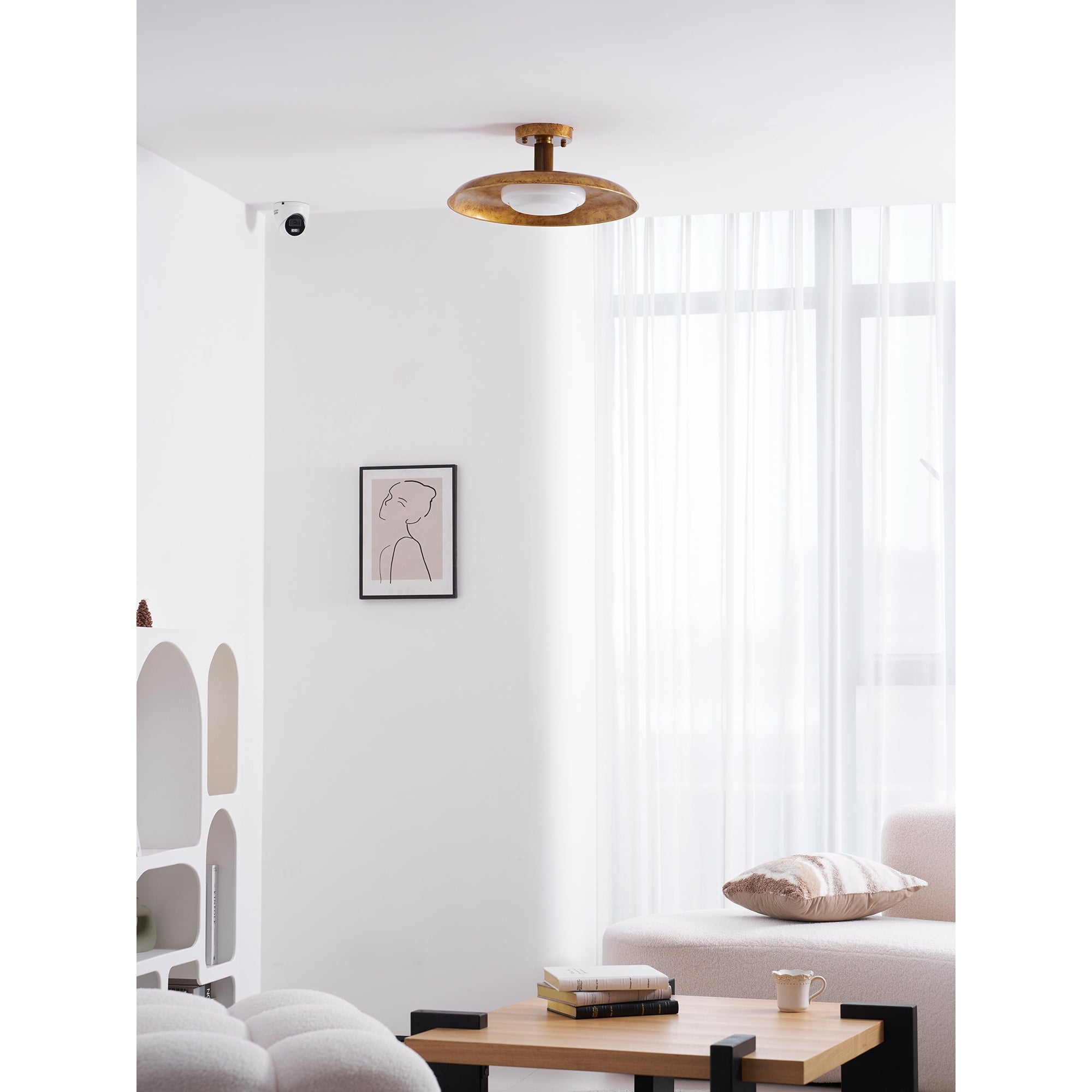 Pot-Lid Style Flat-Panel Ceiling Light T1921