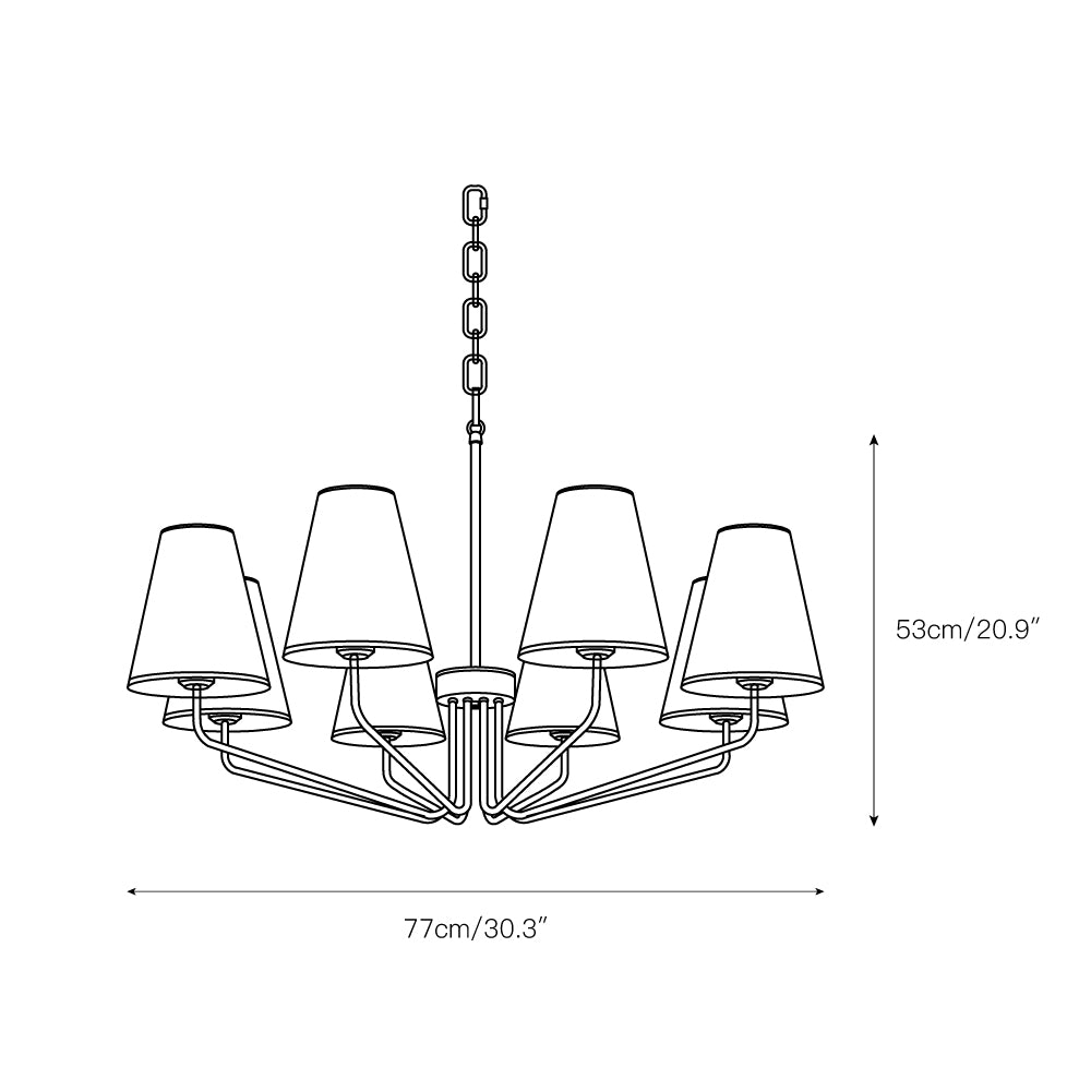 Kennedy Chandelier T1725