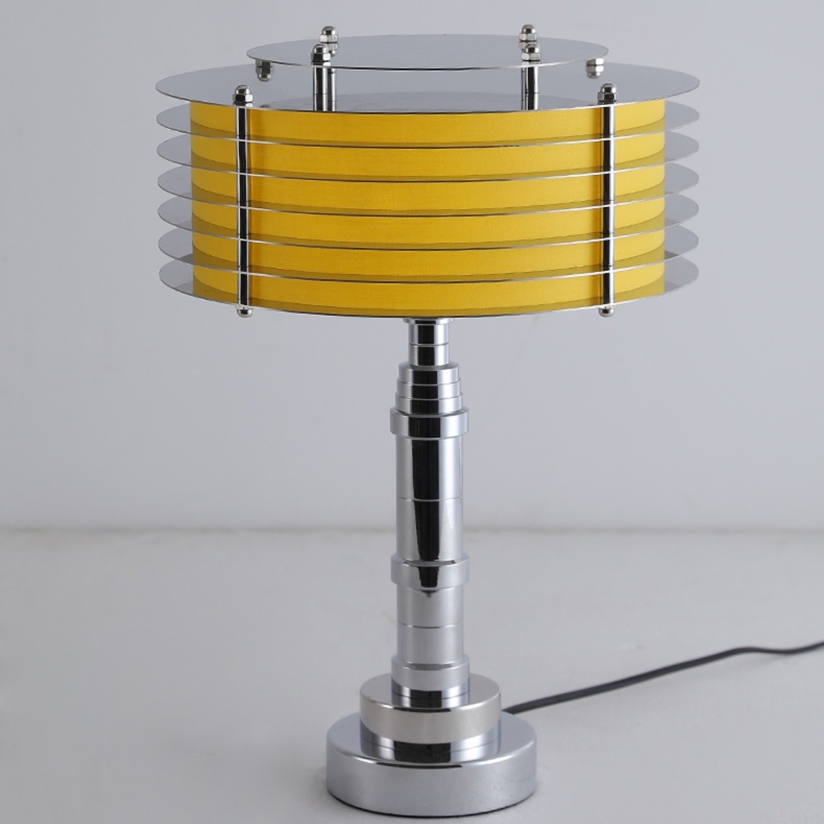 Modern Layered Lamps in Stainless Steel – Table & Floor Options S257