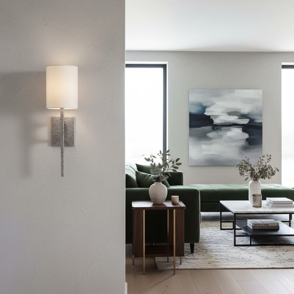Texturoc Linear Wall Light - Modern Hammered Wall Sconce T457