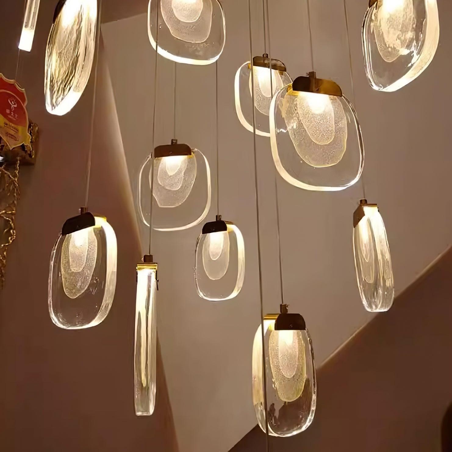 Glass Ripples Pendant Lamp M156