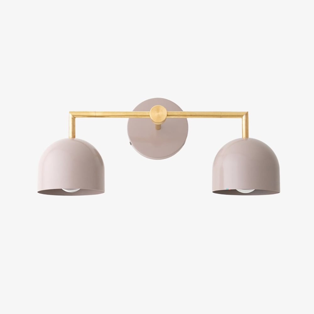 Metio Dome Farmhouse Wall Lamp - Metal Bathroom Mirror Sconce Light T450