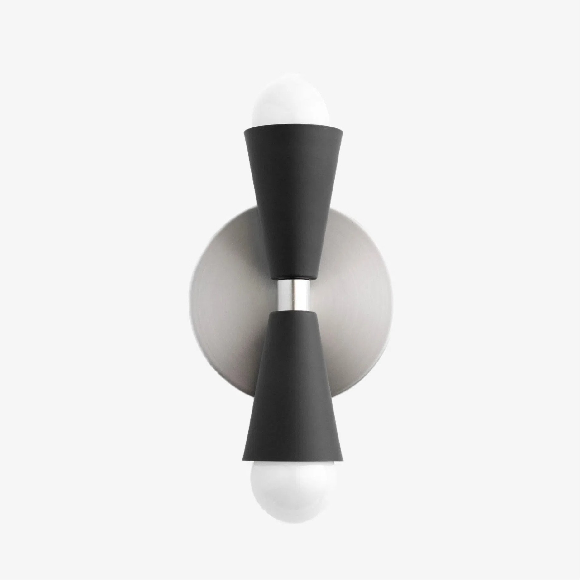 Pyralis  Cone Shade  Double Wall Light - Contemporary Living Room Glow T334