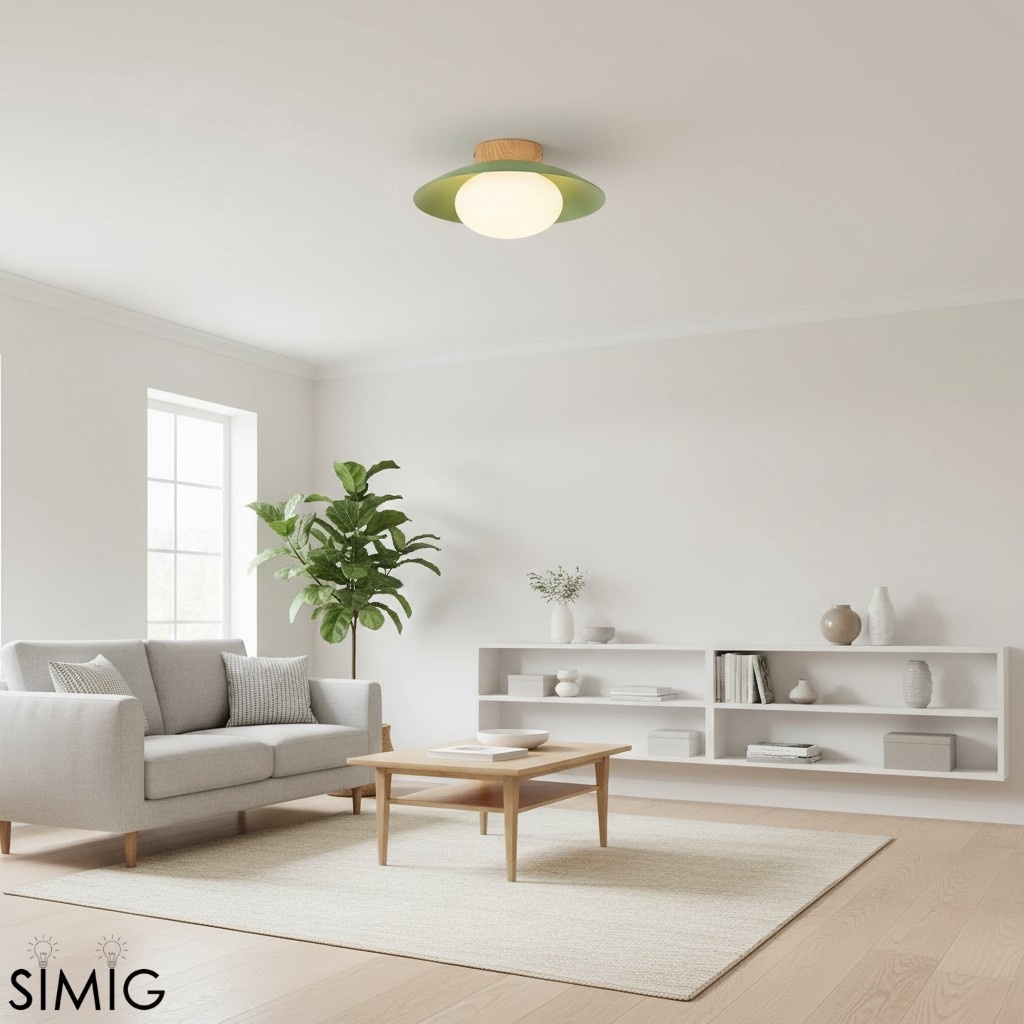 Oribela Globe Ceiling Light - Sculptural Modern Flush Mount for Kitchen T508