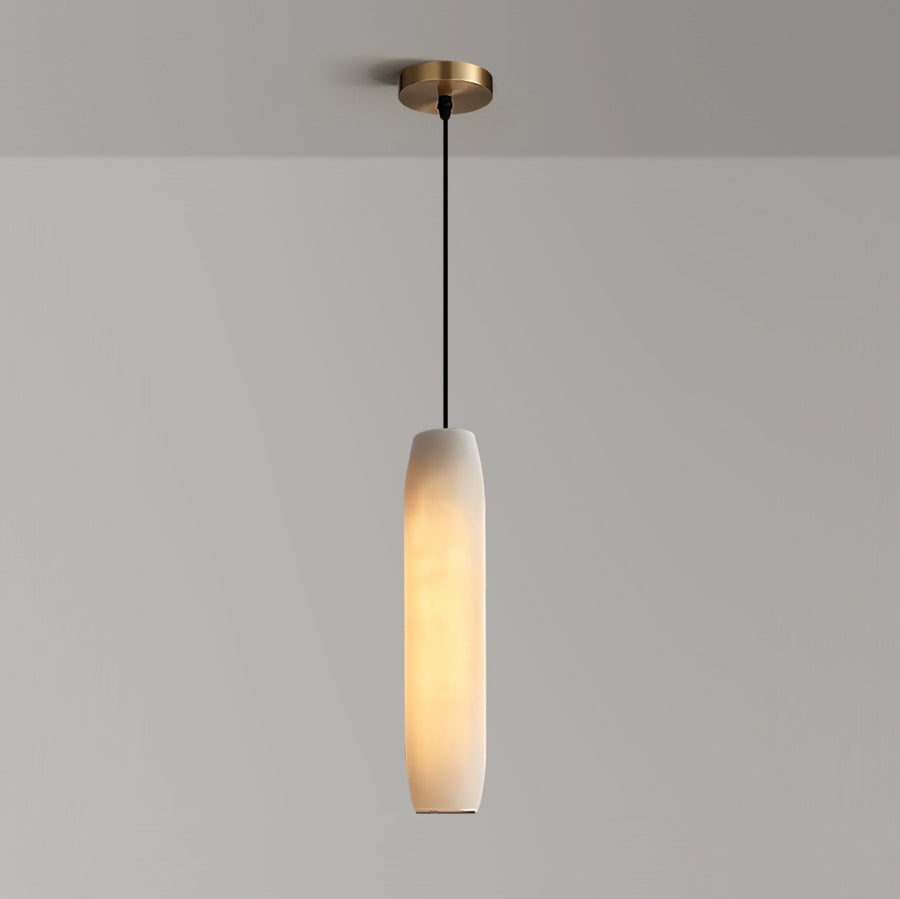 Alabaster Flute Pendant Light T1660