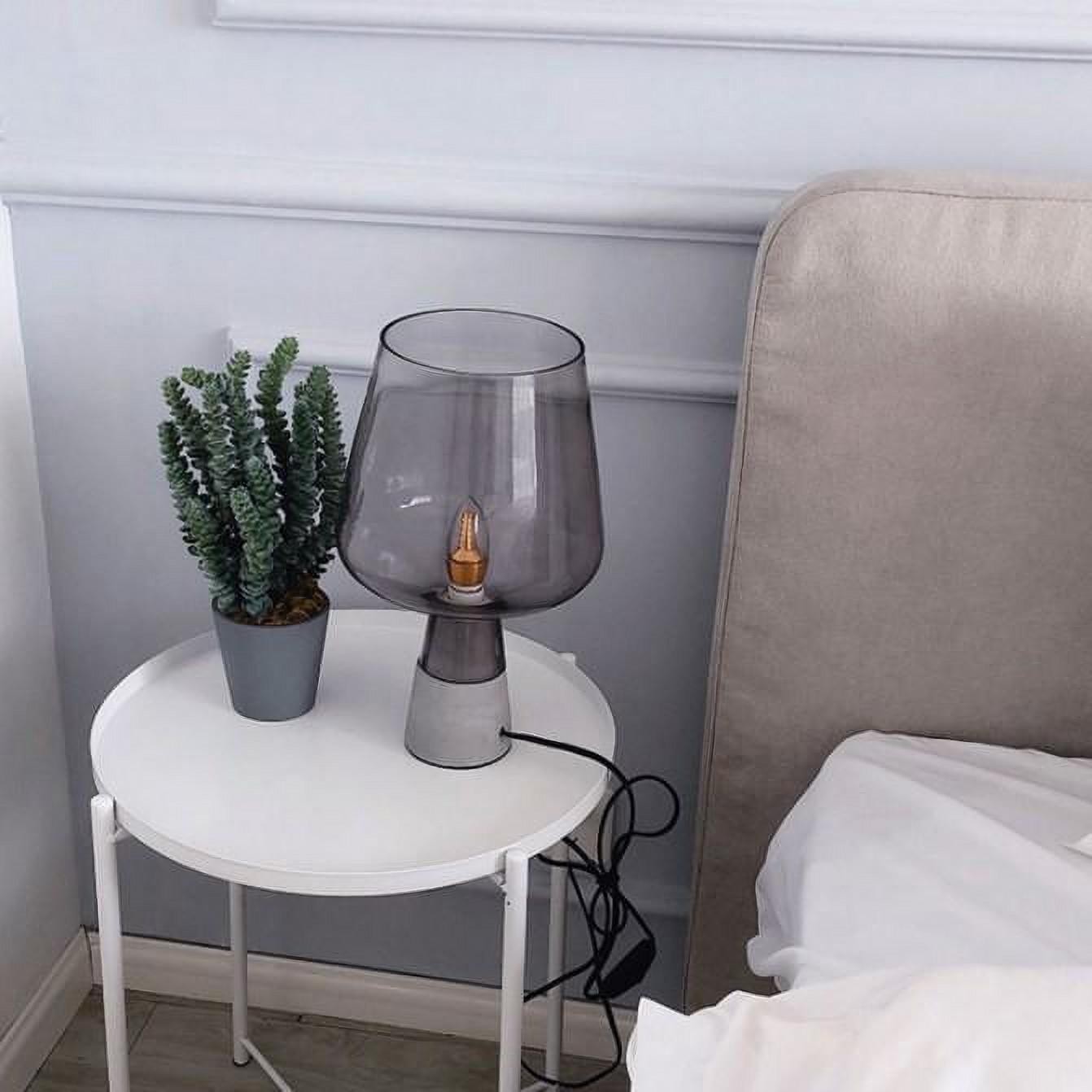 Glass Table Lamp - Glass Dome Nordic Design for Bedroom