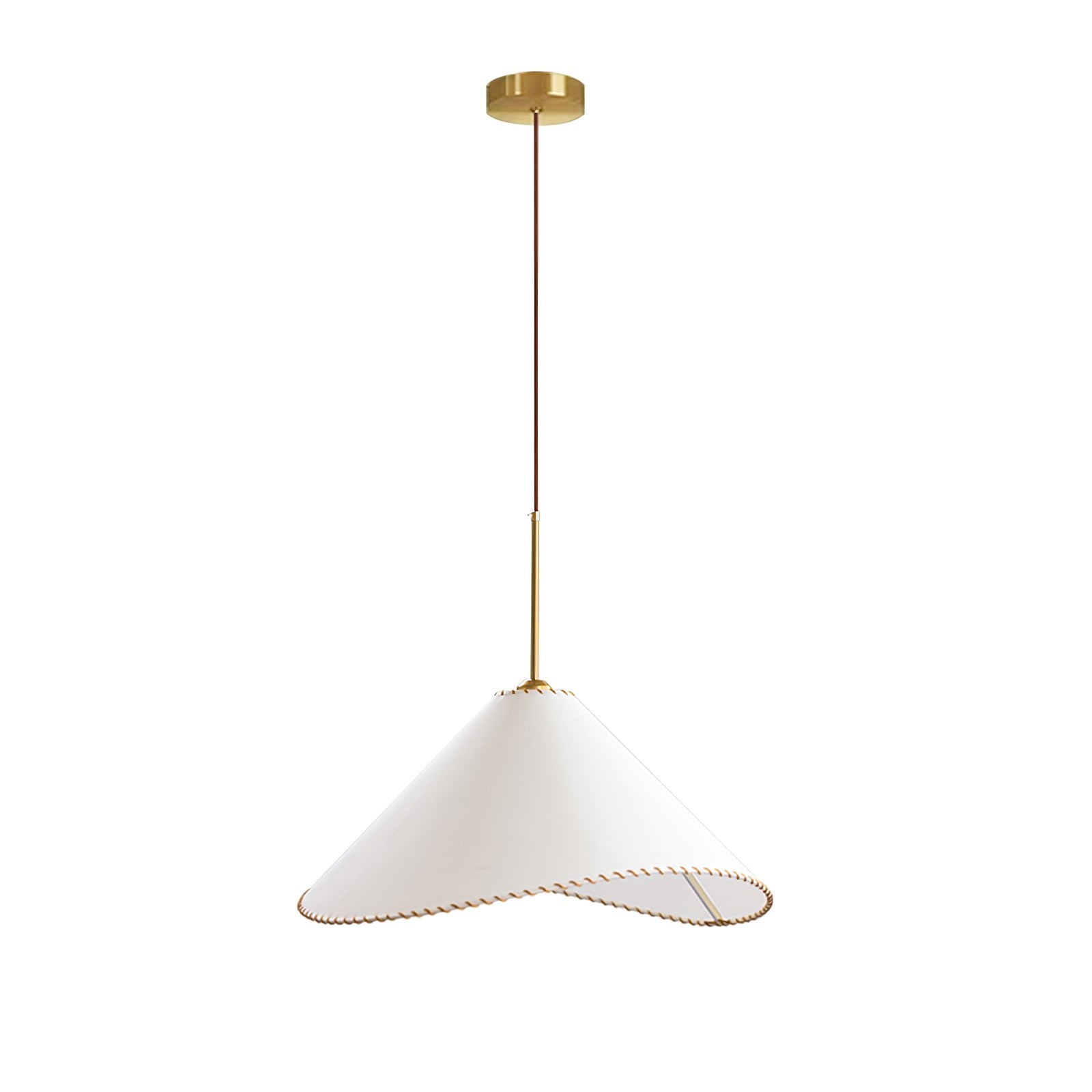 Twisted Shade Fabric Pendant Lamp M490