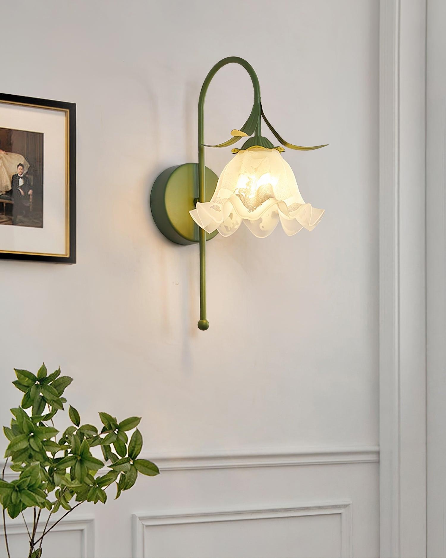 French Cream Style Flower Wall Lamp M47