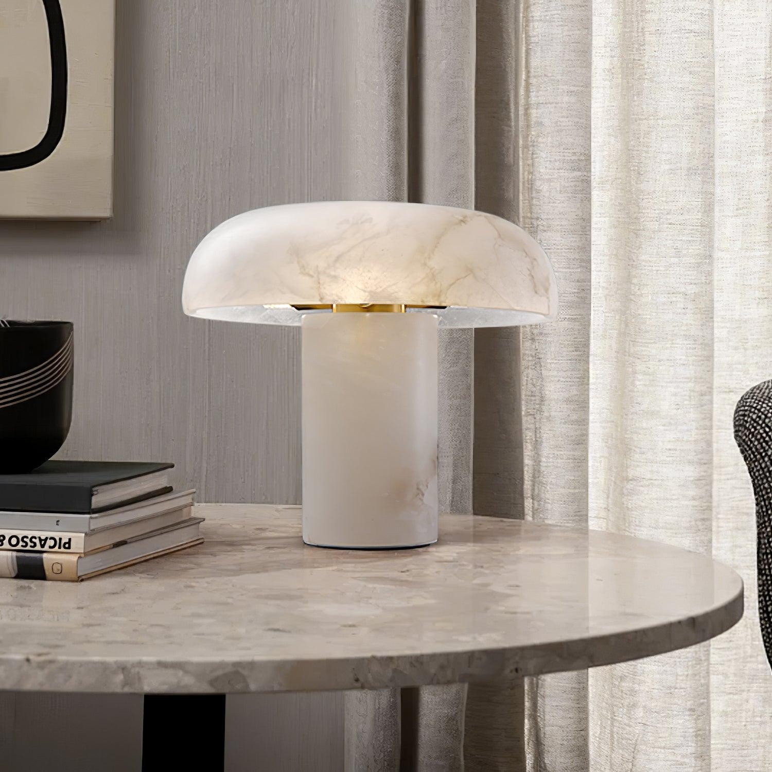 Creative Minimalist Luxury Alabaster Table Lamp For Bedroom M344
