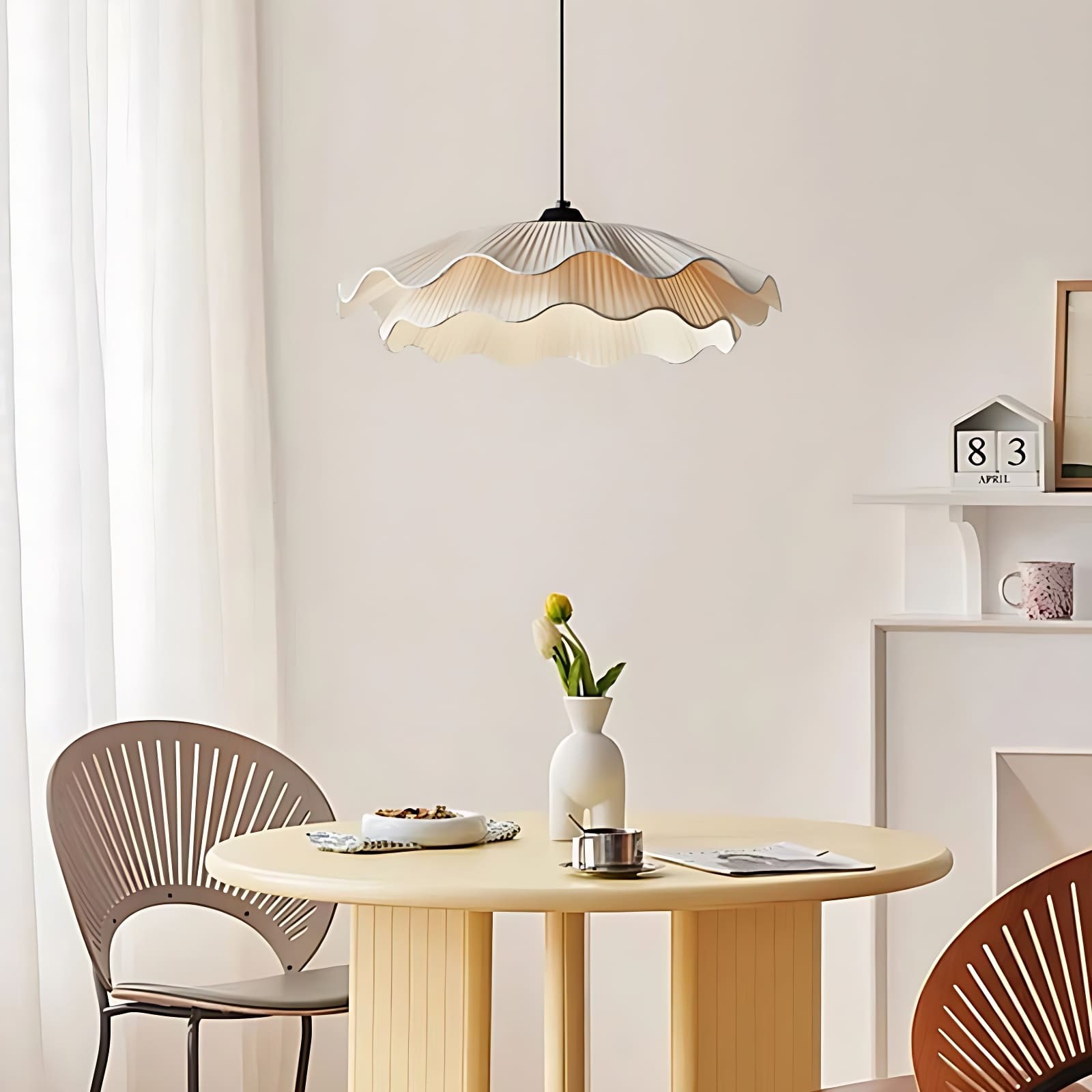 French Style White Pendant Light M80
