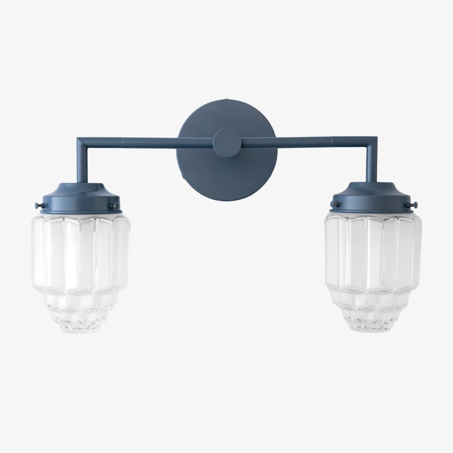 Tierlux Glass Art Deco Vanity Light - Colorful Skyscraper Globe Wall Fixture T293