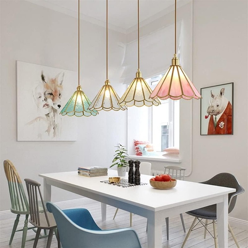 Stained Glass Vintage Pendant Light