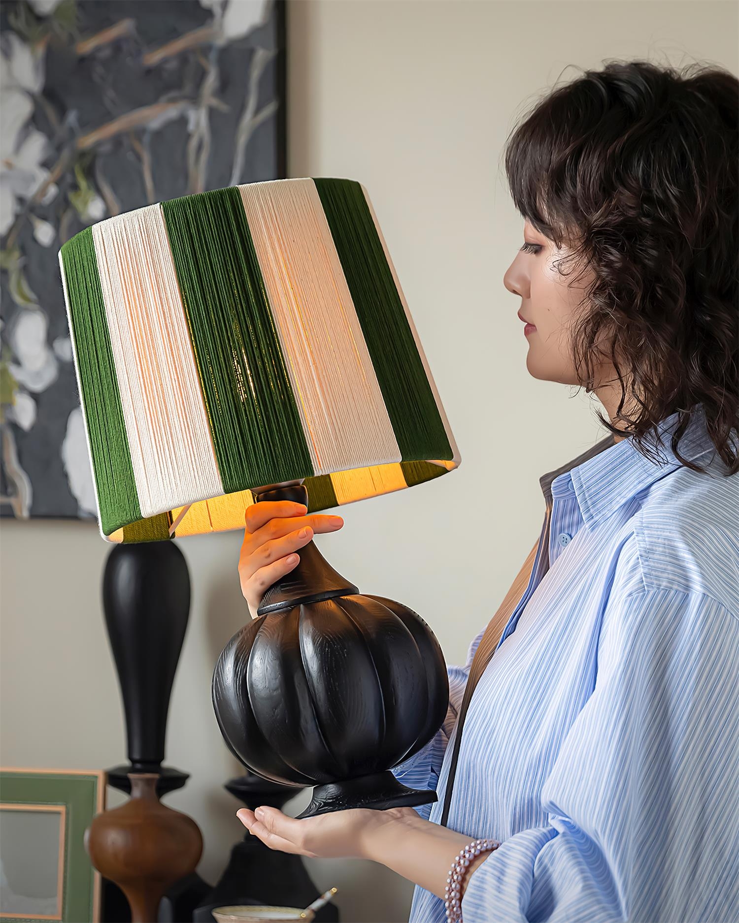 Harmony Stripe Table Lamp T1451