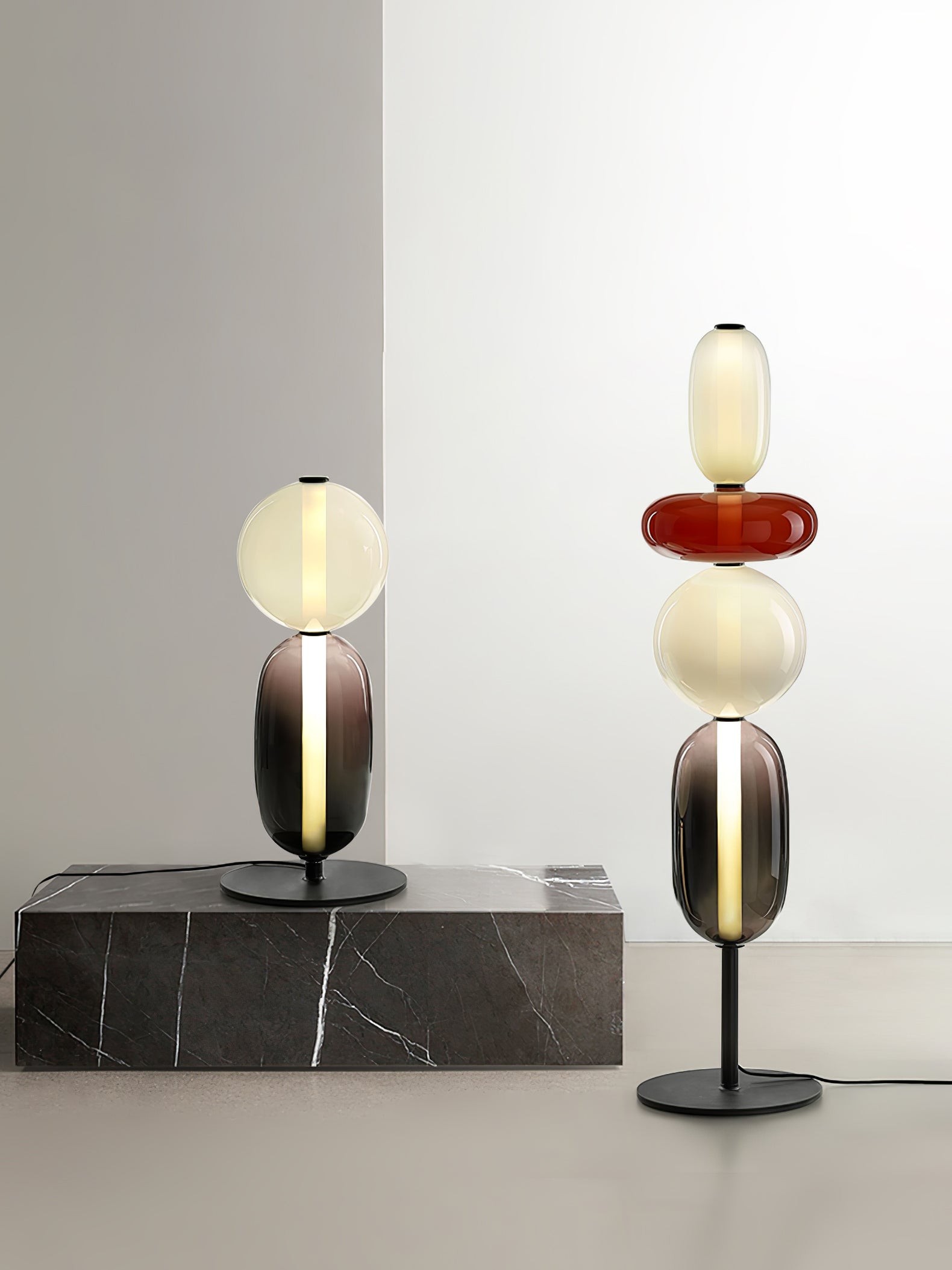 Nordic Creative Minimalist Luxury Glass Floor Light For Living Room M383