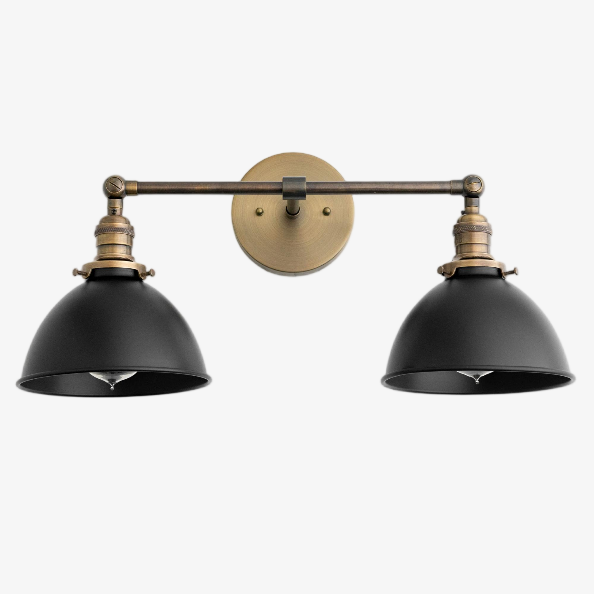Conique Metal Industrial Vanity Light - Modern Bathroom Lighting Fixture T335