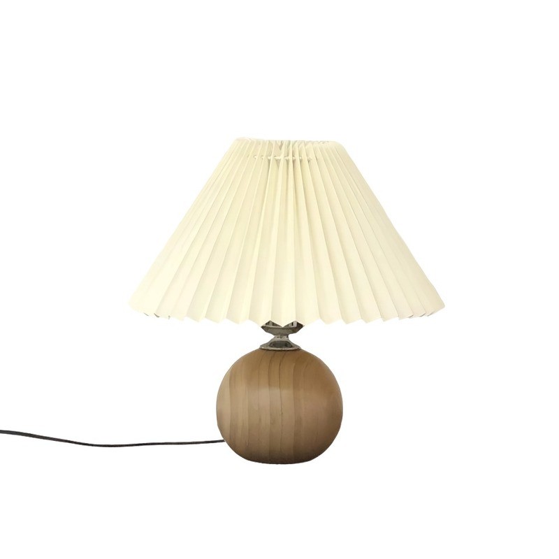 Modern Pleated Table Lamp Beside Lamp