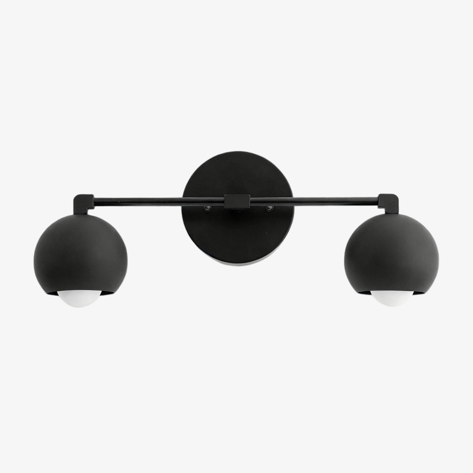 Metio Dome Decorative Vanity Light - Classic Orb Shade Bathroom Wall Lamp T324