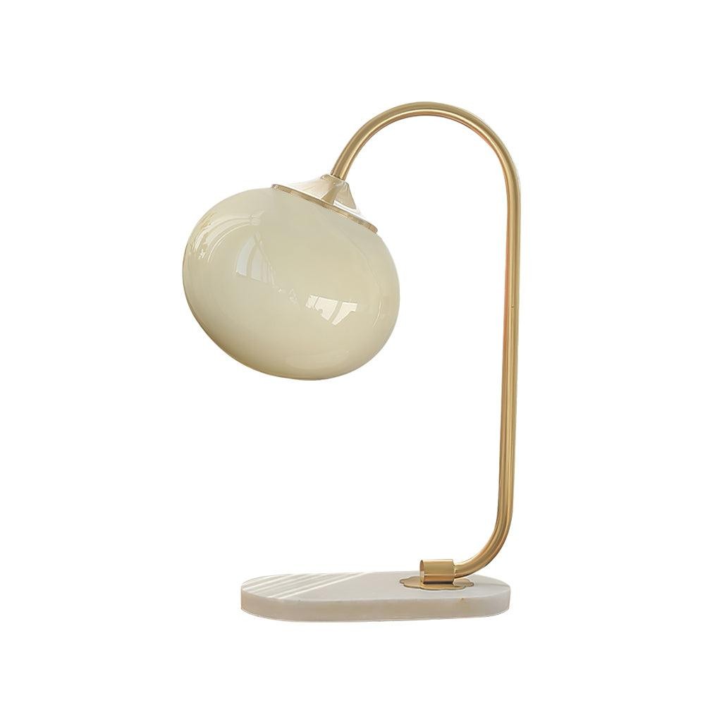 Scandinavian Cream Ball Table Lamp For Living Room M348