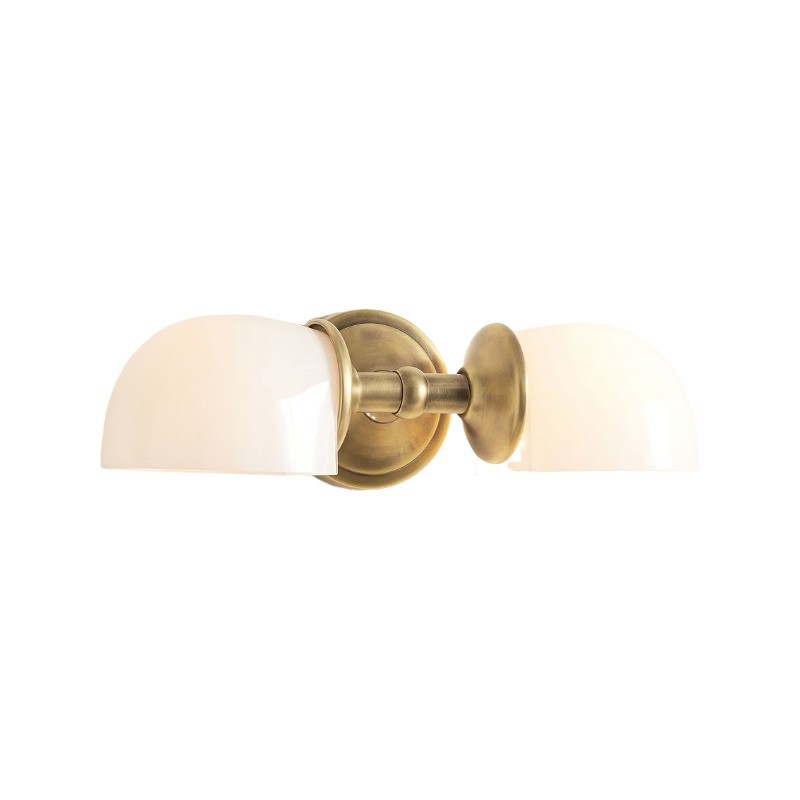 Modern Mercer Double Horizontal Metal Wall Sconce T145