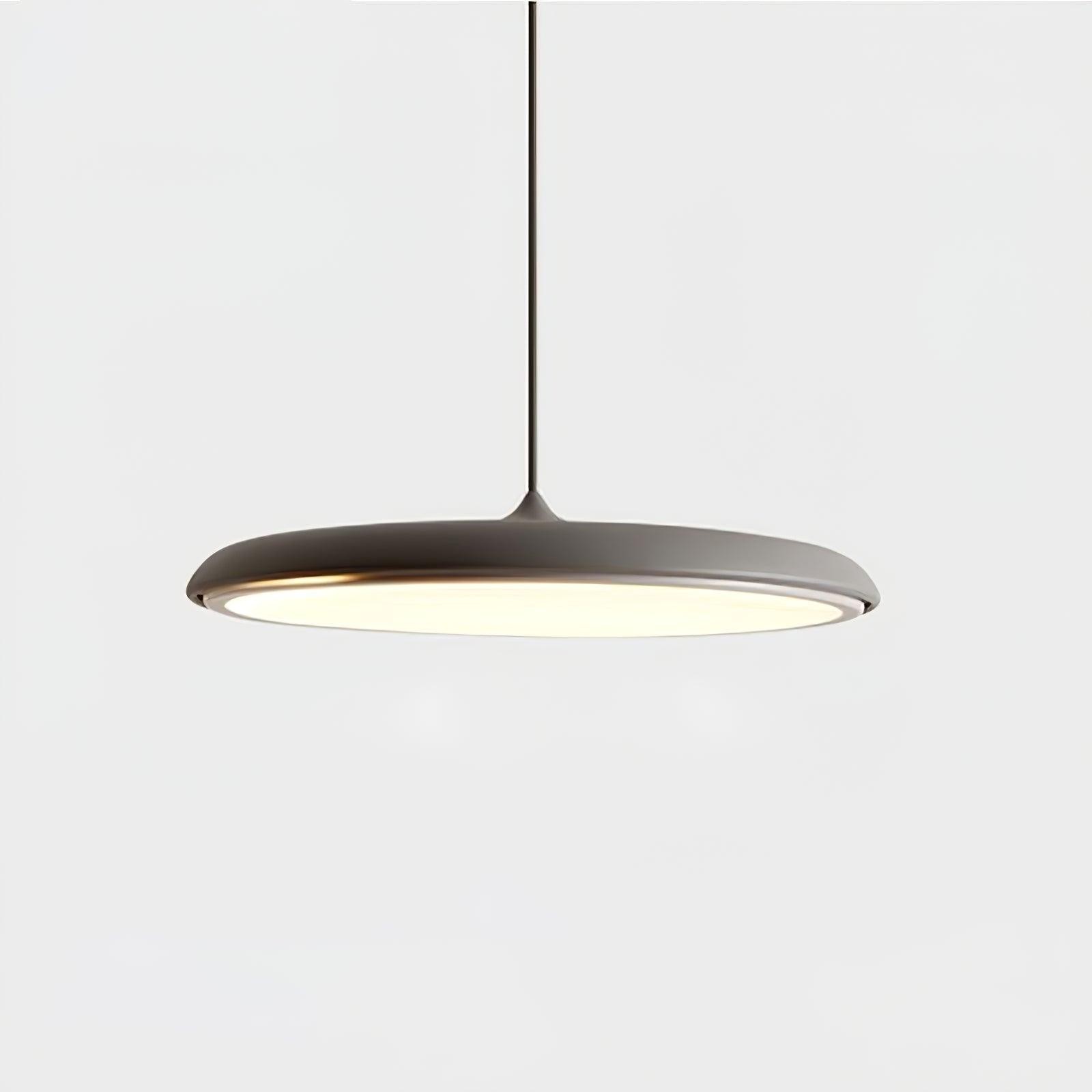 Modern Metal Saucer Pendant Light – Slim Design with LED Lighting M45