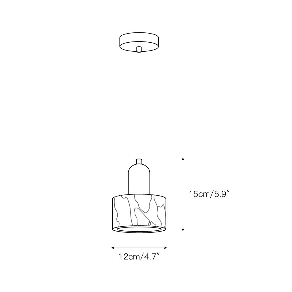 Dekum Marble Pendant Lamp T1830