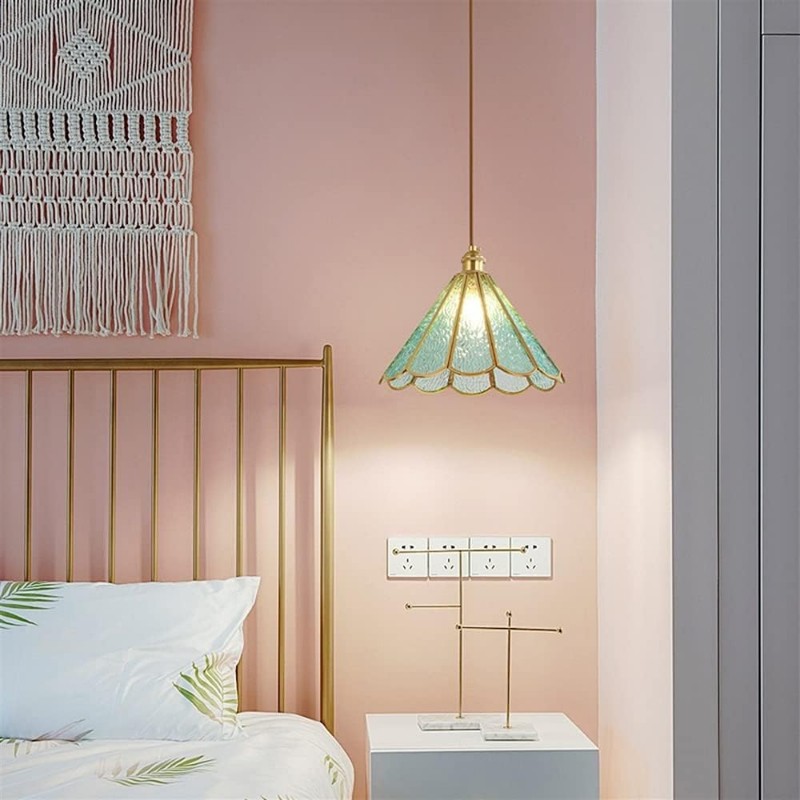 Stained Glass Vintage Pendant Light