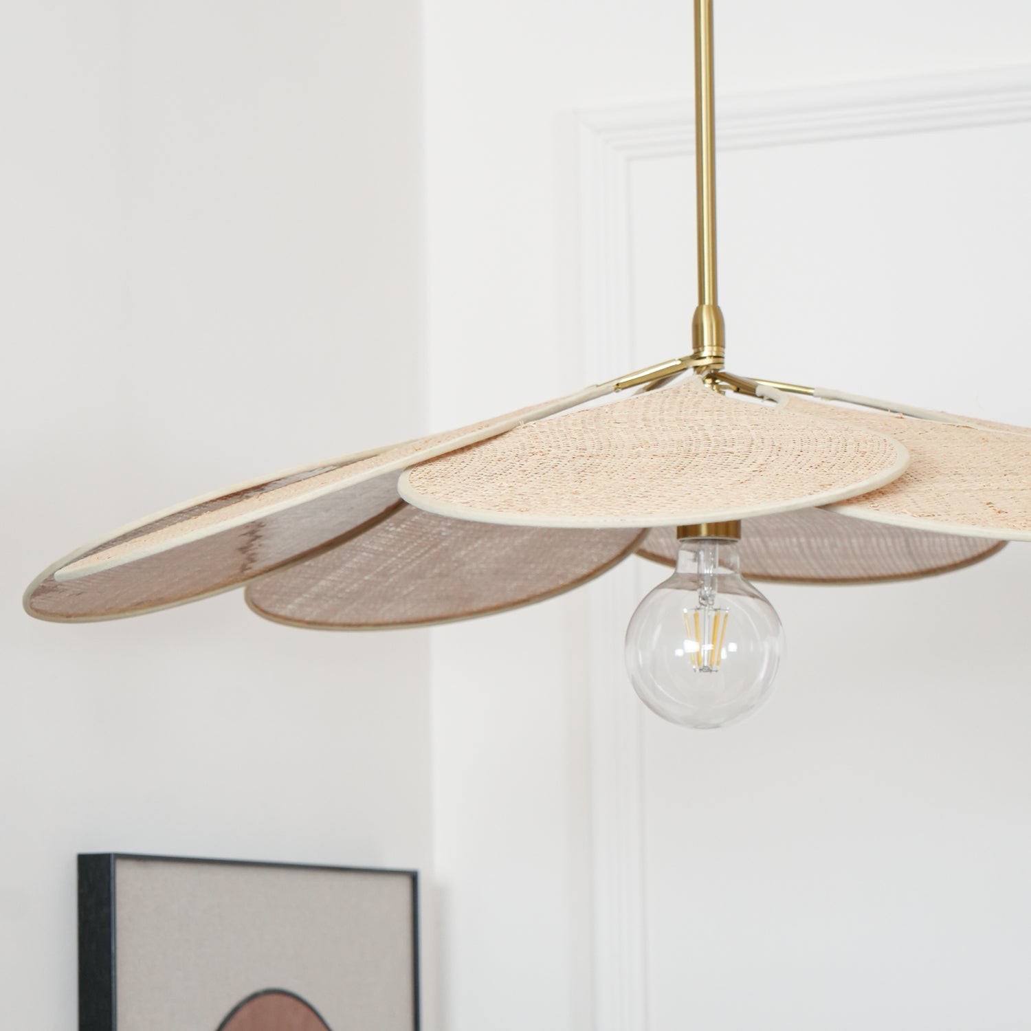 Petals Bloom Rattan Pendant Lamp M428