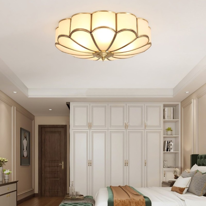 Flower Shape Glass Recessed Ceiling Light S166