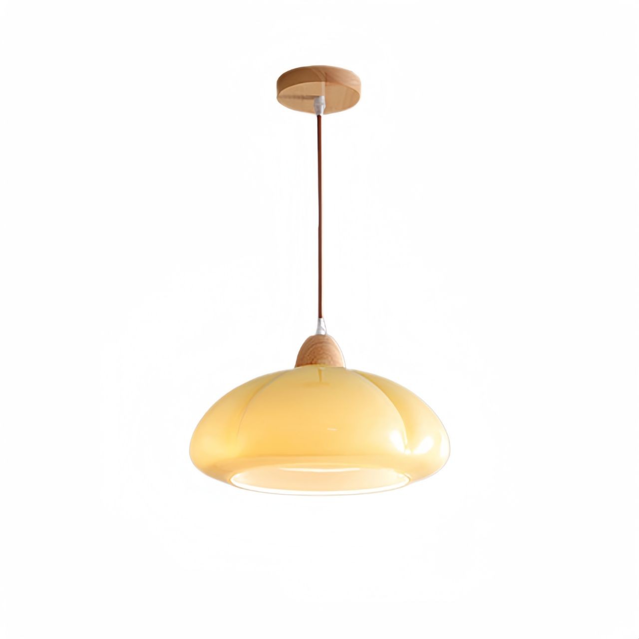 Nordic Retro Pumpkin Glass Pendant Lamp S134