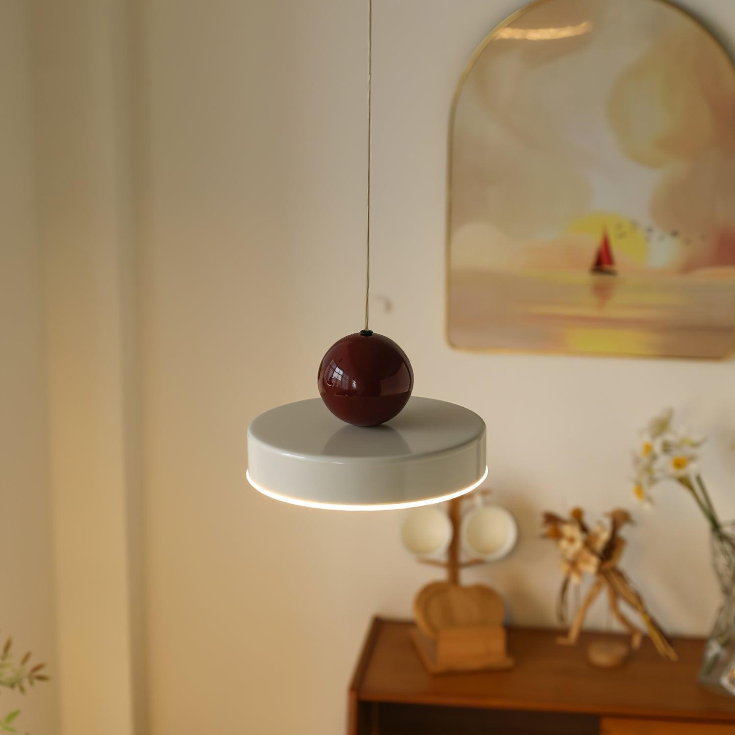 Modern Minimalist Round Led Pendant Light For Kitchen Island M123