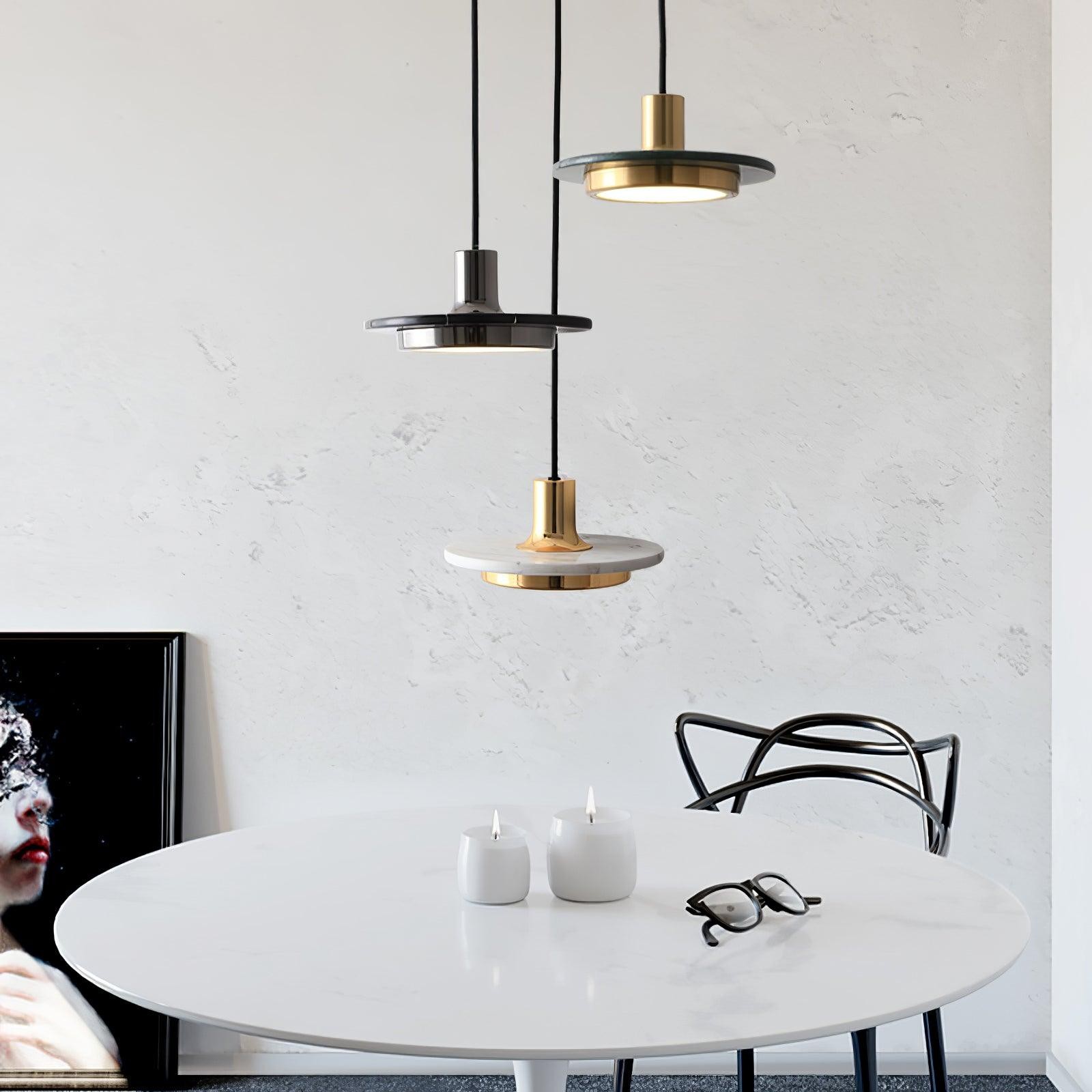 Double Circle Pendant Light M559