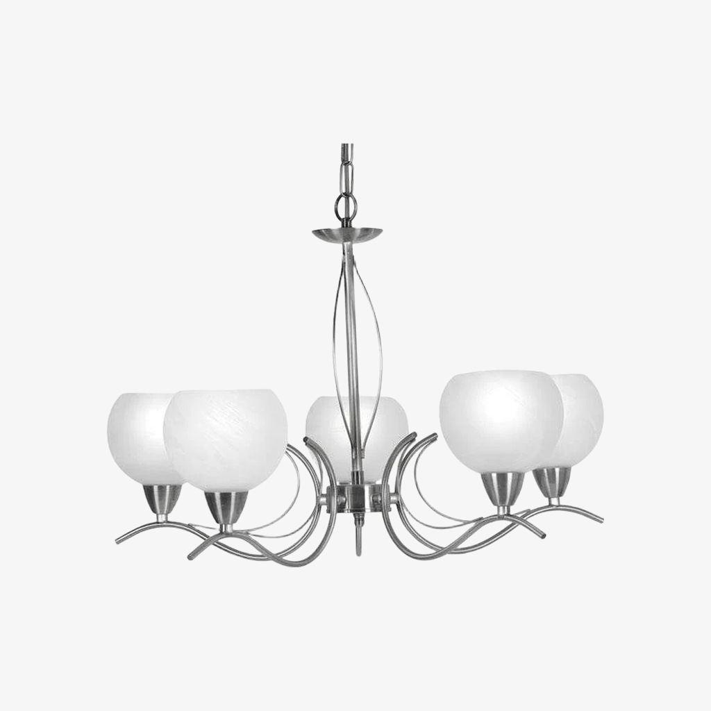 Armicora Multiple Lights Antique Chandelier - Elegant Metal Finish for Dining Rooms or Living Areas T940