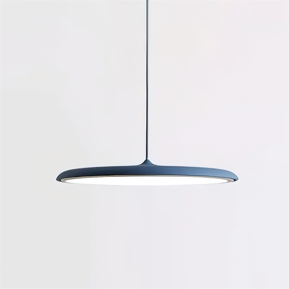 Modern Metal Saucer Pendant Light – Slim Design with LED Lighting M45