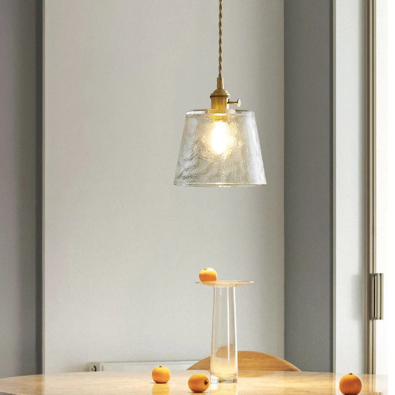 Nordic Cup Brass Glass Pendant Light S79