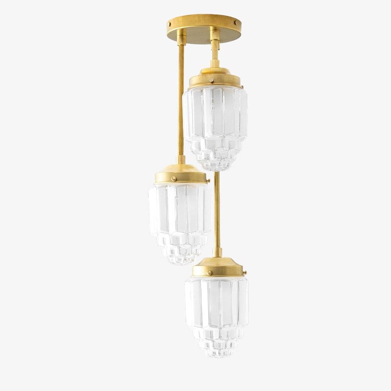 Tierlux Glass Pendant Light - Art Deco Globe Design T347