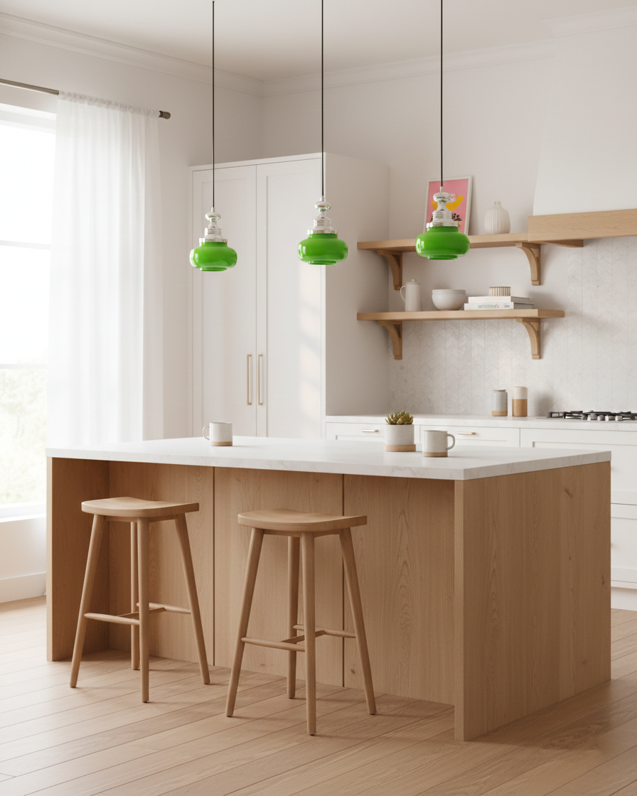 Jade Pulse Pendant Lamp T1563